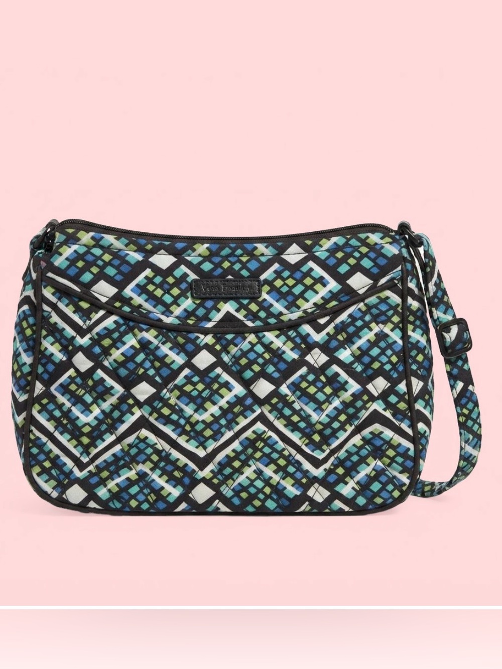 Vera Bradley Little Hipster Crossbody 💙💚 Retired Rain Forest